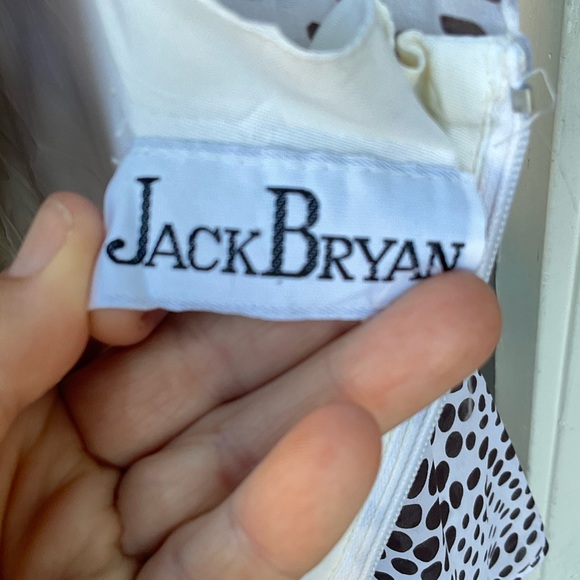 Vintage Jack Bryan polka dot long dolman sleeve full dres size 4 - Picture 16 of 16